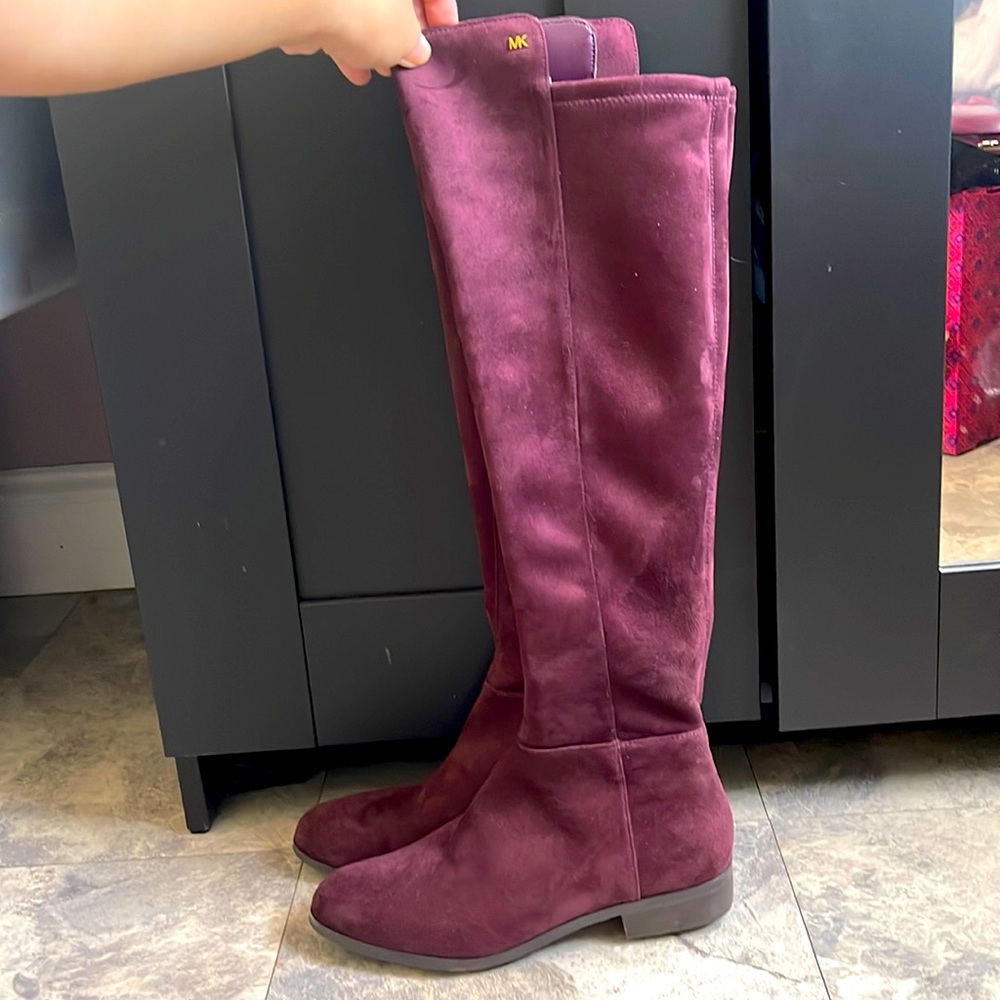 MK leather boots